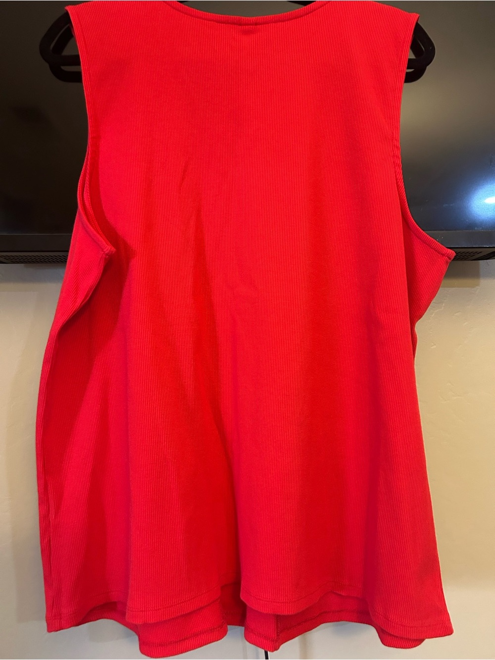 torrid Red Ruffle Eyelet Tank Top - Picture 3 of 4